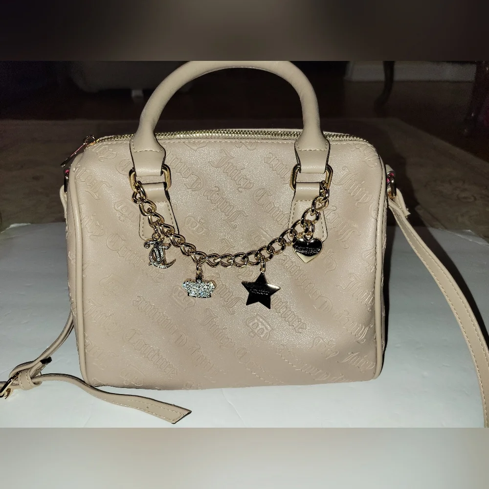 Juicy Couture Not Your Babe Satchel With Charm Accents